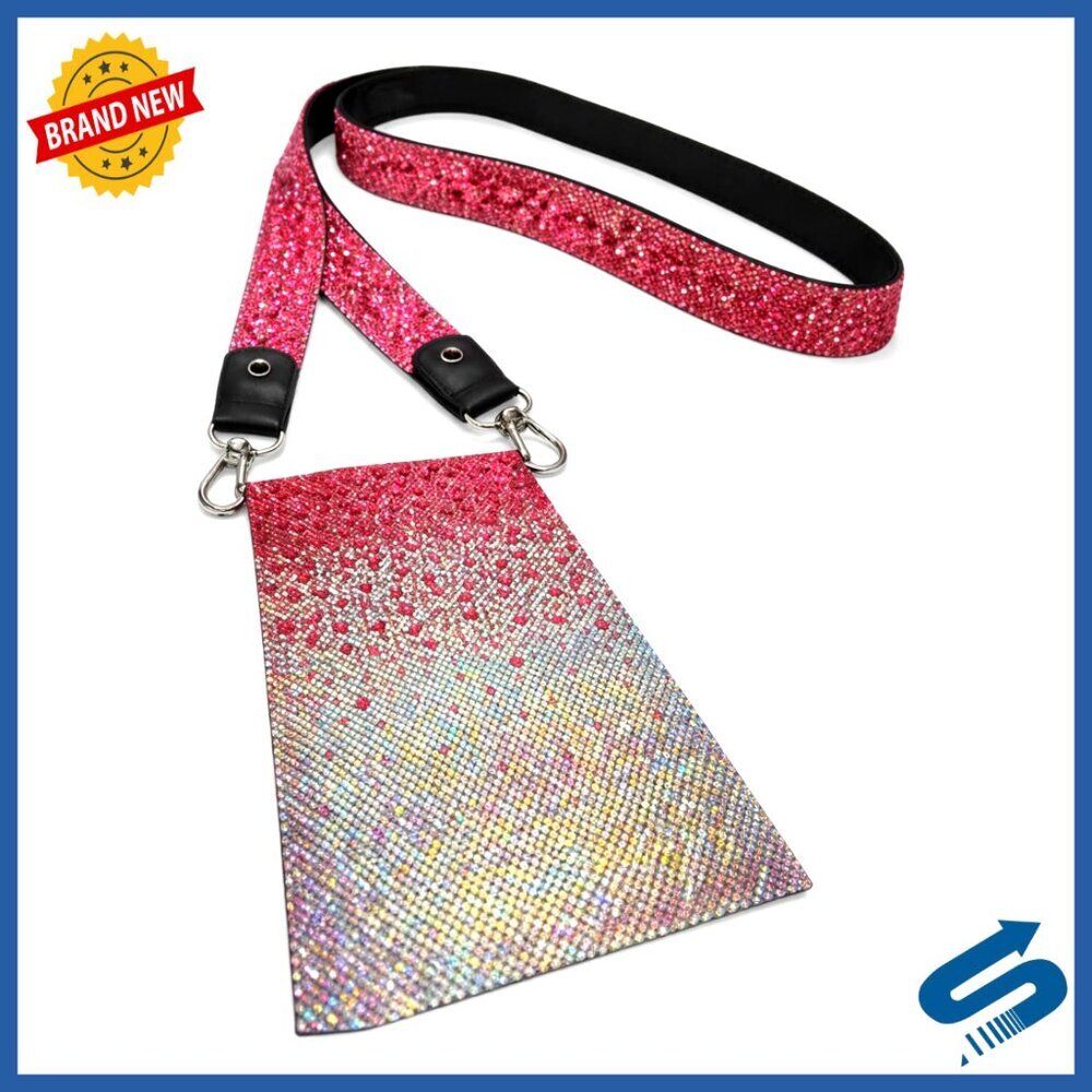 Faux Leather Crossbody Phone Purse, 7x4.75 Inches, Hands-Free Compact Bag